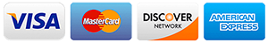 We Accept Cash, Check, and Credit Cards